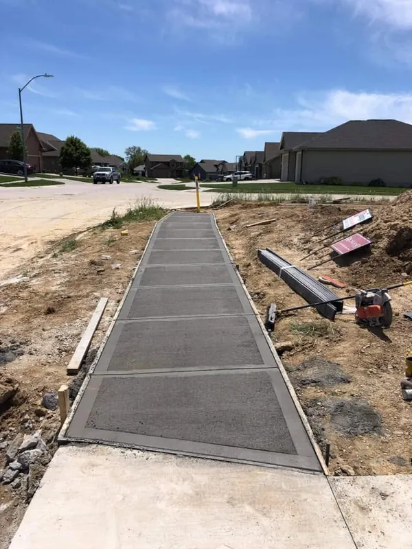 Commercial concrete work by Schultz Enterprises