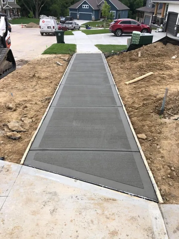 Commercial concrete work by Schultz Enterprises