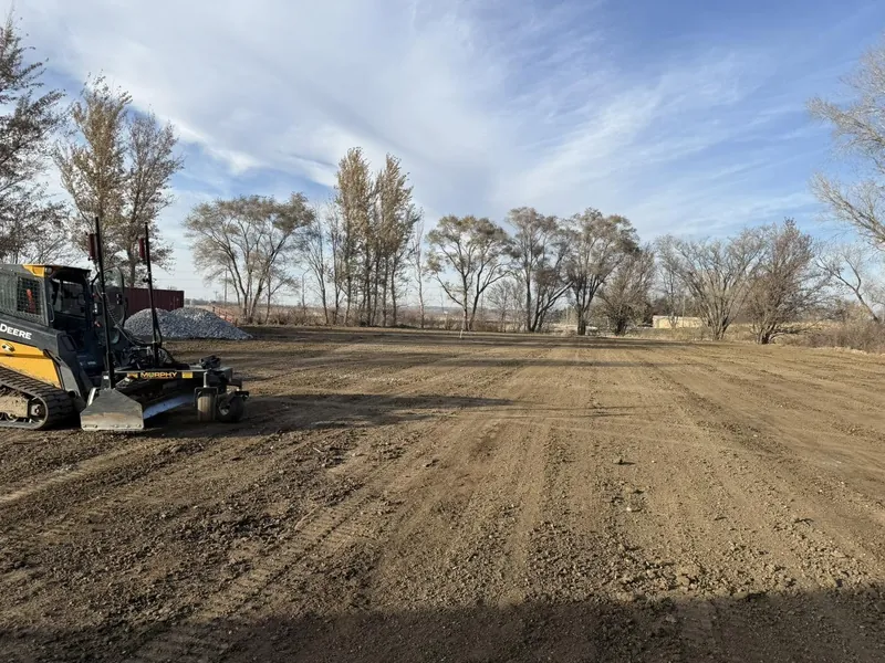 Commercial concrete flatwork pour