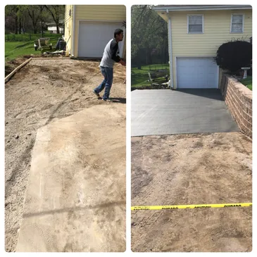 Driveway tear out and replacement