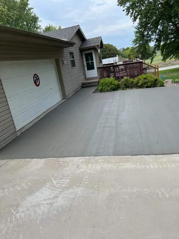 Residential concrete work by Schultz Enterprises