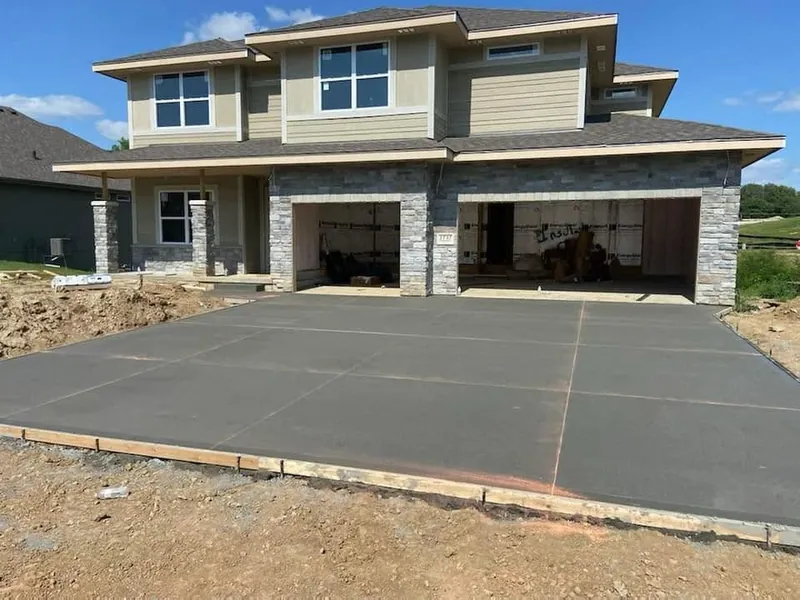 Residential concrete work by Schultz Enterprises