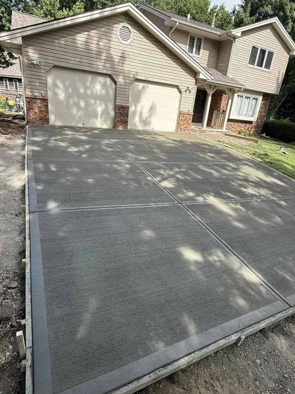 Residential concrete work by Schultz Enterprises